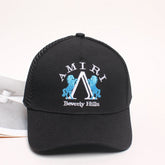 AMIRI Core Logo-Embroidered Baseball Caps