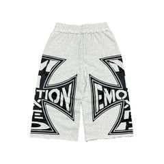 Mixed Emotions Grey “Classic” 3/4 Shorts