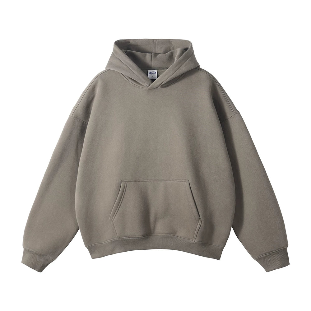 Kanye West Minimalist Heavyweight Fleece Hoodie – Slate Gray