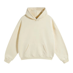 Kanye West Minimalist Heavyweight Fleece Hoodie – Cream