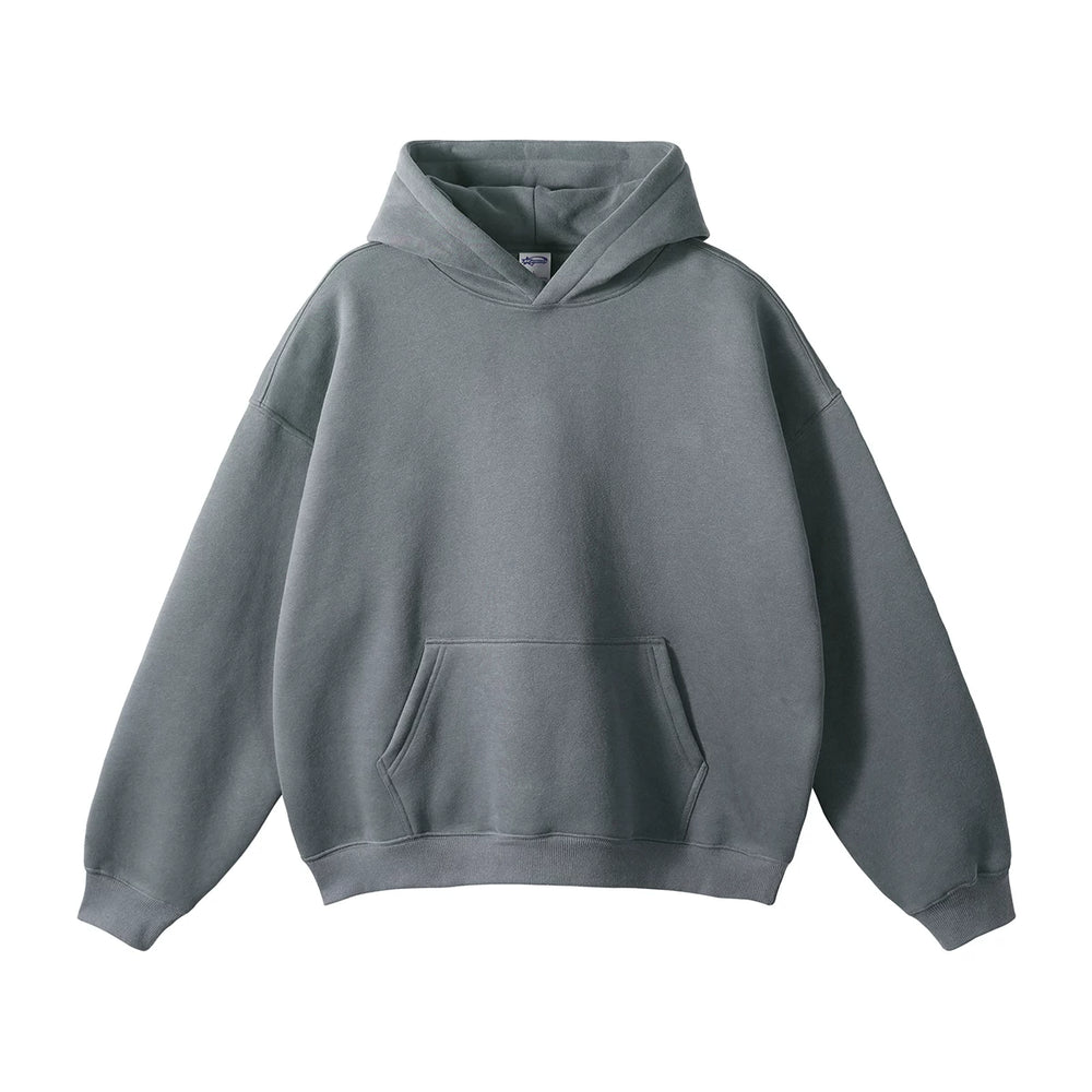 Kanye West Minimalist Heavyweight Fleece Hoodie – Light Gray