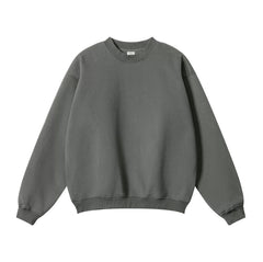 Kanye Heavyweight Vintage Washed Crewneck Sweatshirt – Dark Grey