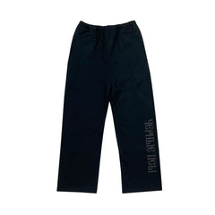Kanye West Heavyweight Fleece Sweatpants – Black / Cyrillic Logo