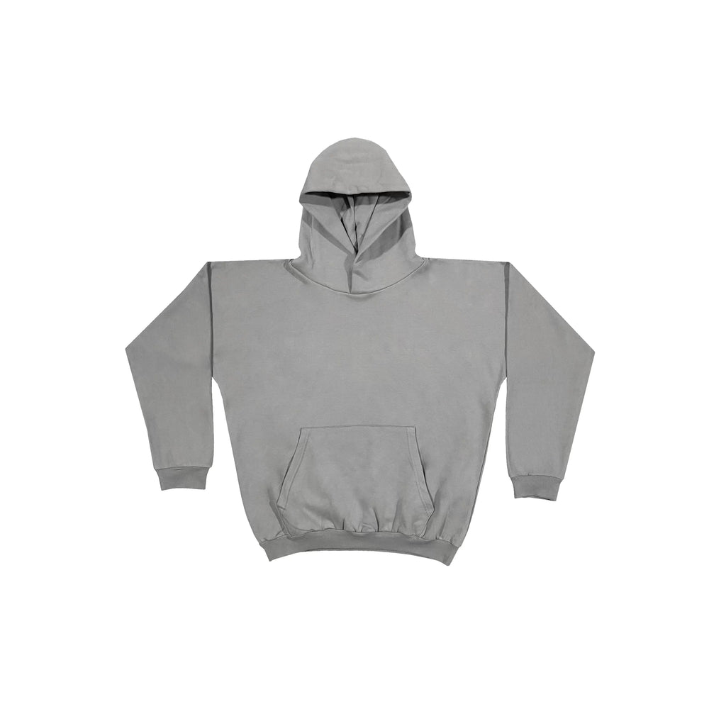 Kanye West Blank Heavyweight Fleece Hoodie – Heather Grey