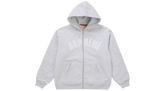 Supreme Arc Thermal Lined Zip Up Hoodie Ash Grey