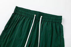 AMIRI Straight-Leg Mid-Length Logo-Print Swim Shorts