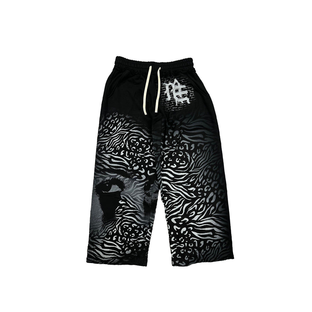 Mixed Emotions Black ‘Striped’ Sweatpants