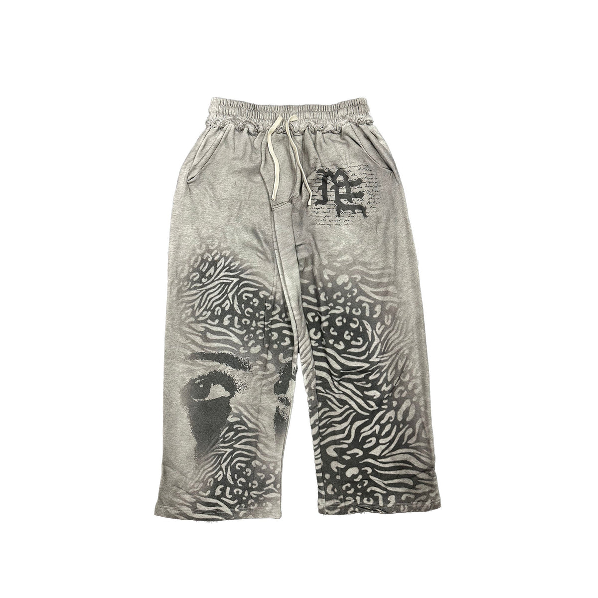 Mixed Emotions Grey ‘Striped’ Sweatpants