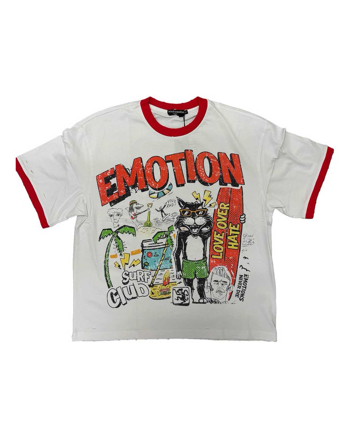 Mixed Emotions Surf Club Tee White