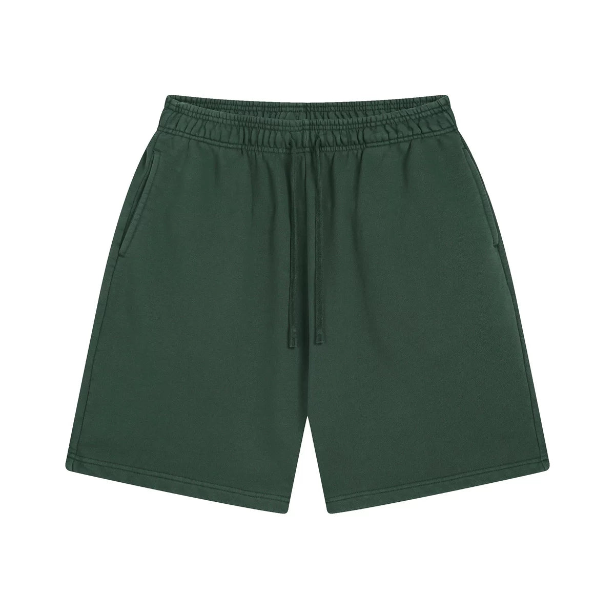Kanye Heavyweight Vintage Washed Streetwear Shorts – Vintage Forest Green