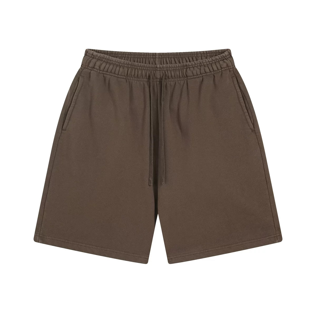 Kanye Heavyweight Vintage Washed Streetwear Shorts – Vintage Dark Brown