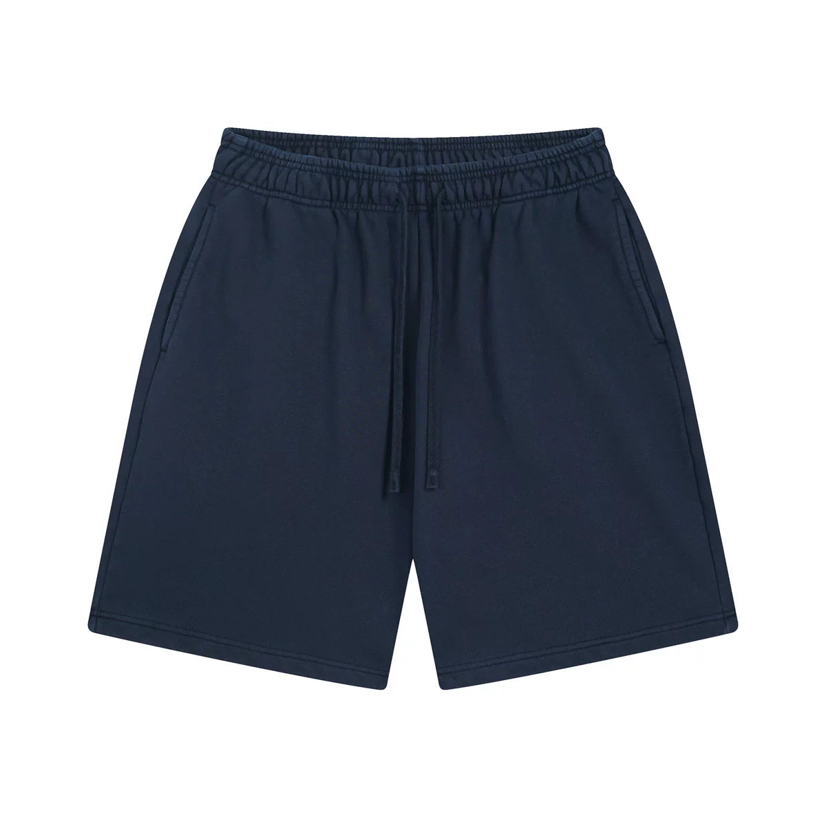 Kanye Heavyweight Vintage Washed Streetwear Shorts – Vintage Navy Blue