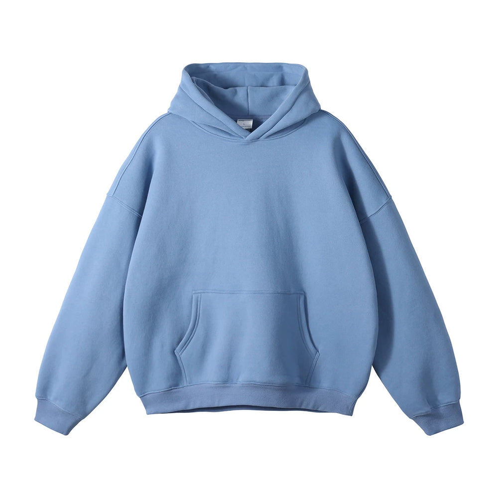 Kanye West Minimalist Heavyweight Fleece Hoodie – Sky Blue