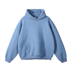 Kanye West Minimalist Heavyweight Fleece Hoodie – Sky Blue