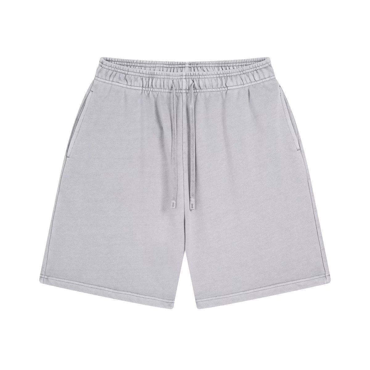 Kanye Heavyweight Vintage Washed Streetwear Shorts – Vintage Light Grey