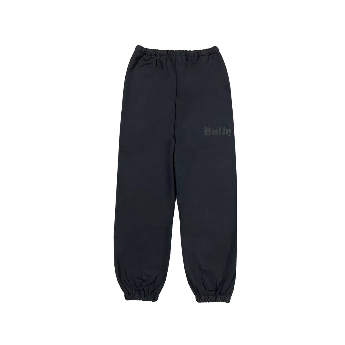 Kanye West Heavyweight Fleece Sweatpants – Black / "Bully" Logo
