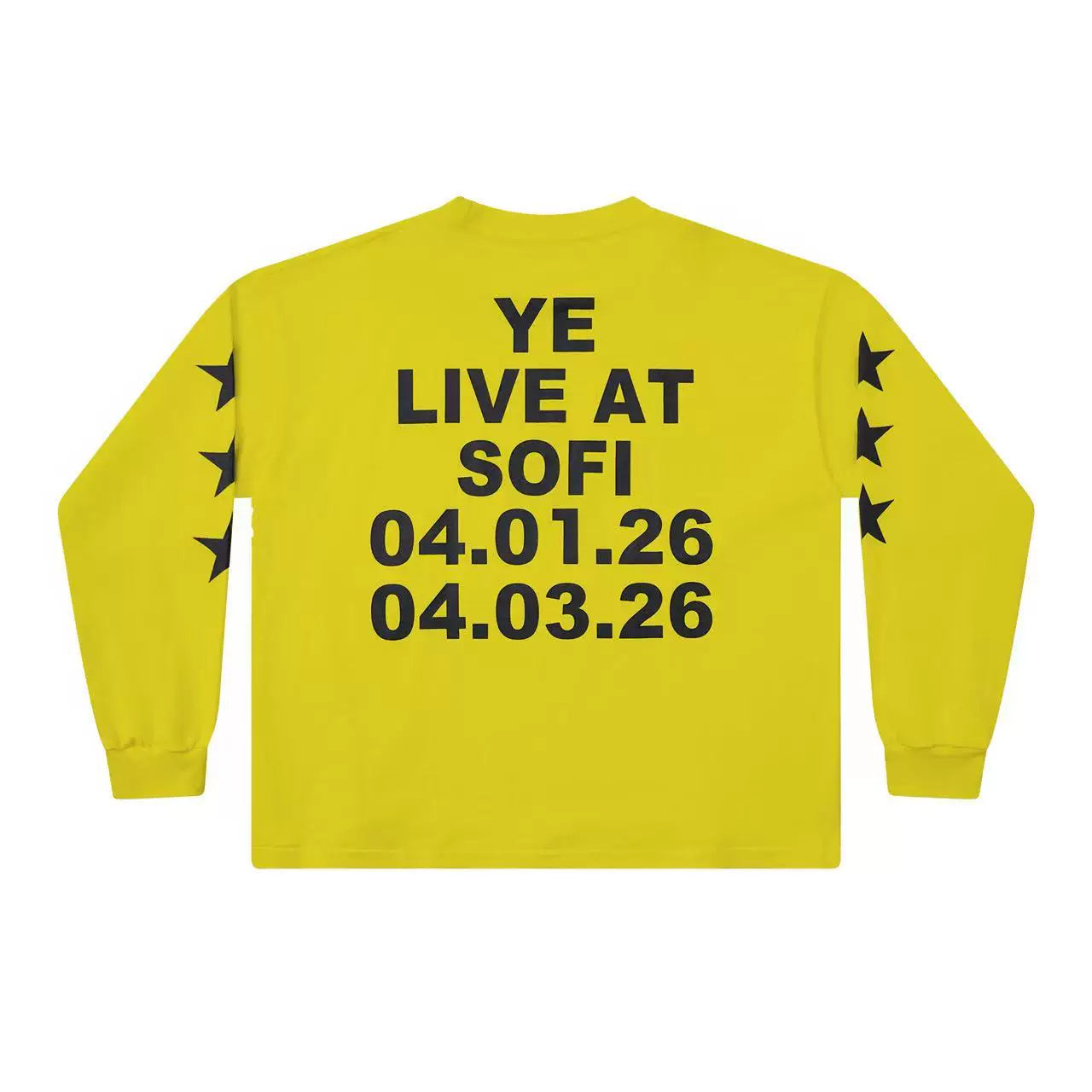 Kanye West x CPFM Long-Sleeve Graphic Tee – Yellow (SOFI Live)