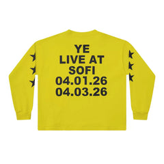 Kanye West x CPFM Long-Sleeve Graphic Tee – Yellow (SOFI Live)