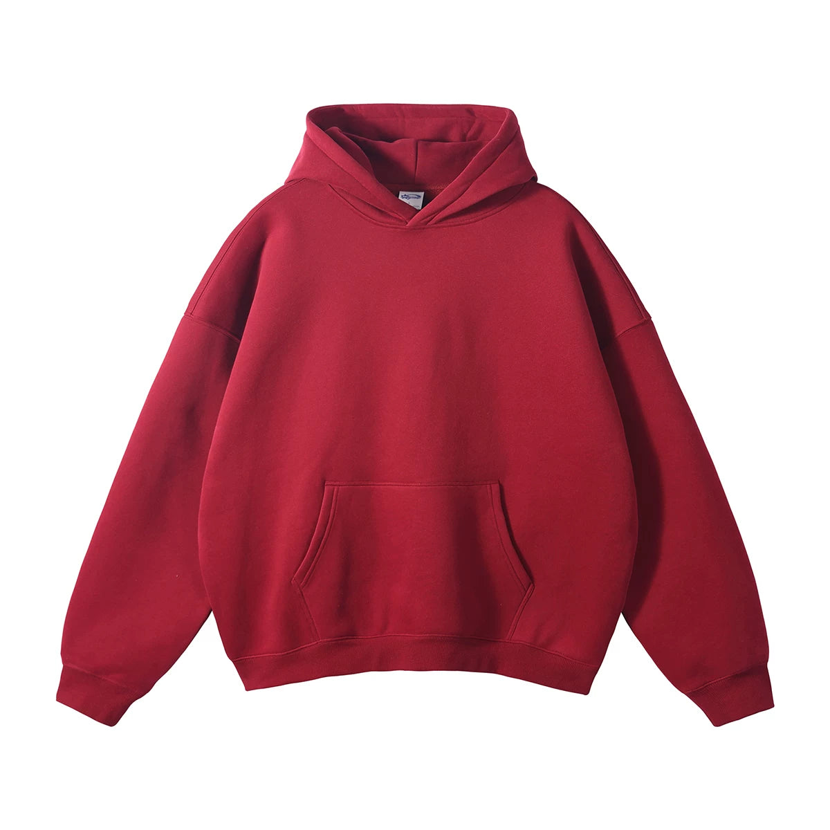 Kanye West Minimalist Heavyweight Fleece Hoodie – Cardinal Red