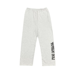 Kanye West Heavyweight Fleece Sweatpants – Grey / Cyrillic Logo