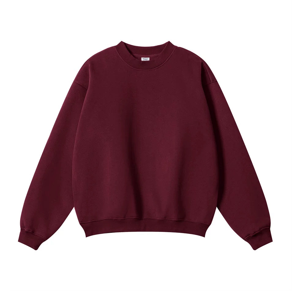 Kanye Heavyweight Vintage Washed Crewneck Sweatshirt – Burgundy