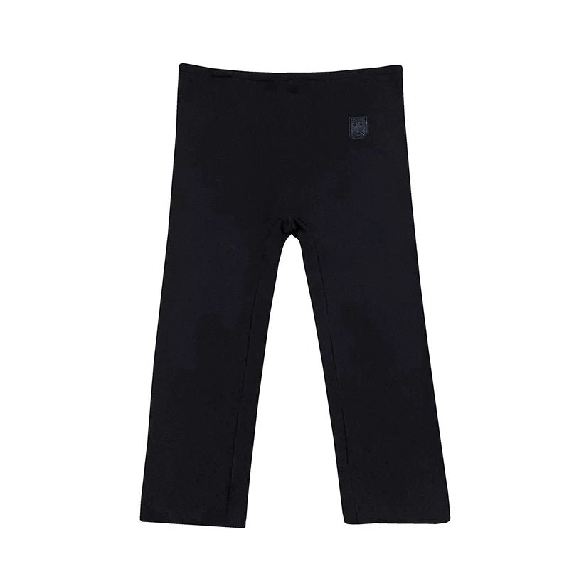 Kanye West Heavyweight Fleece Sweatpants – Black / Small Emblem Logo