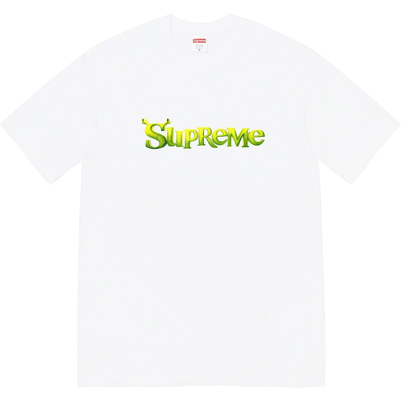 Supreme Shrek Logo Tee – White / Green