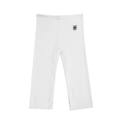 Kanye West Heavyweight Fleece Sweatpants – White / Small Emblem Logo