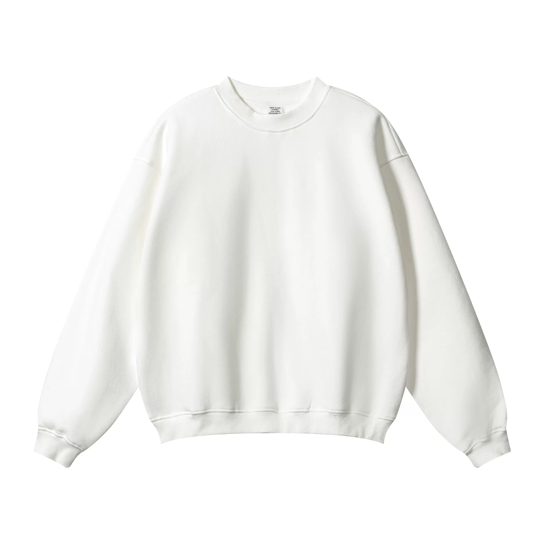 Kanye Heavyweight Vintage Washed Streetwear Crewneck Sweatshirt – Vintage White