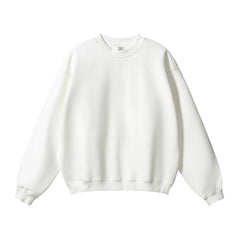 Kanye Heavyweight Vintage Washed Streetwear Crewneck Sweatshirt – Vintage White