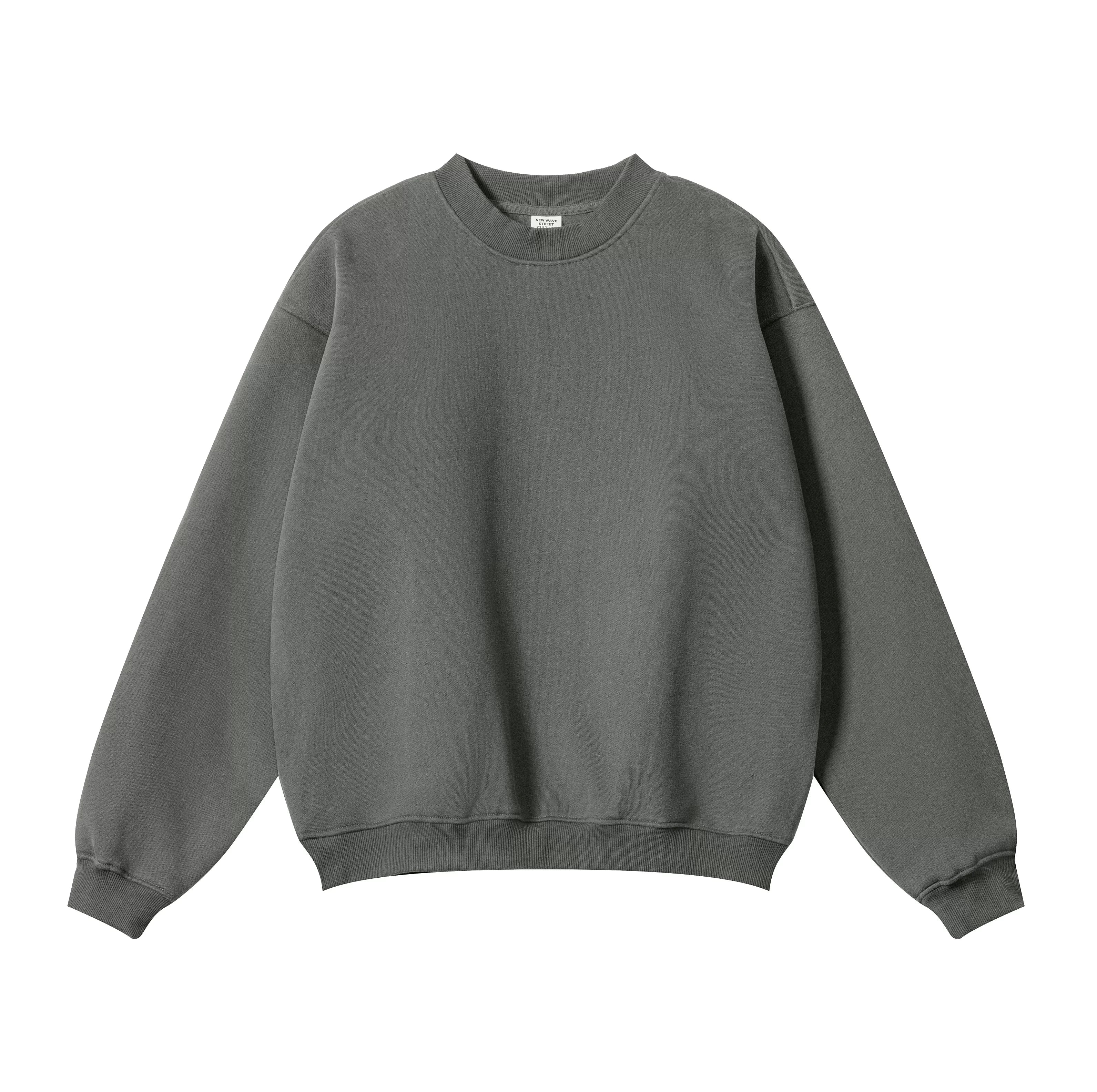 Kanye Heavyweight Vintage Washed Crewneck Sweatshirt – Dark Grey