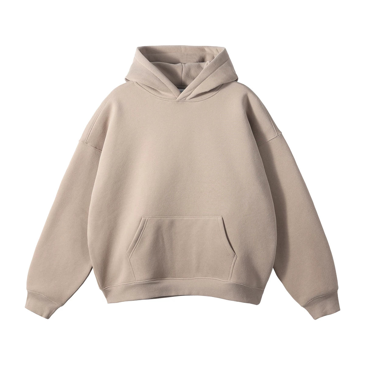 Kanye West Minimalist Heavyweight Fleece Hoodie – Taupe