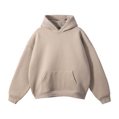 Kanye West Minimalist Heavyweight Fleece Hoodie – Taupe