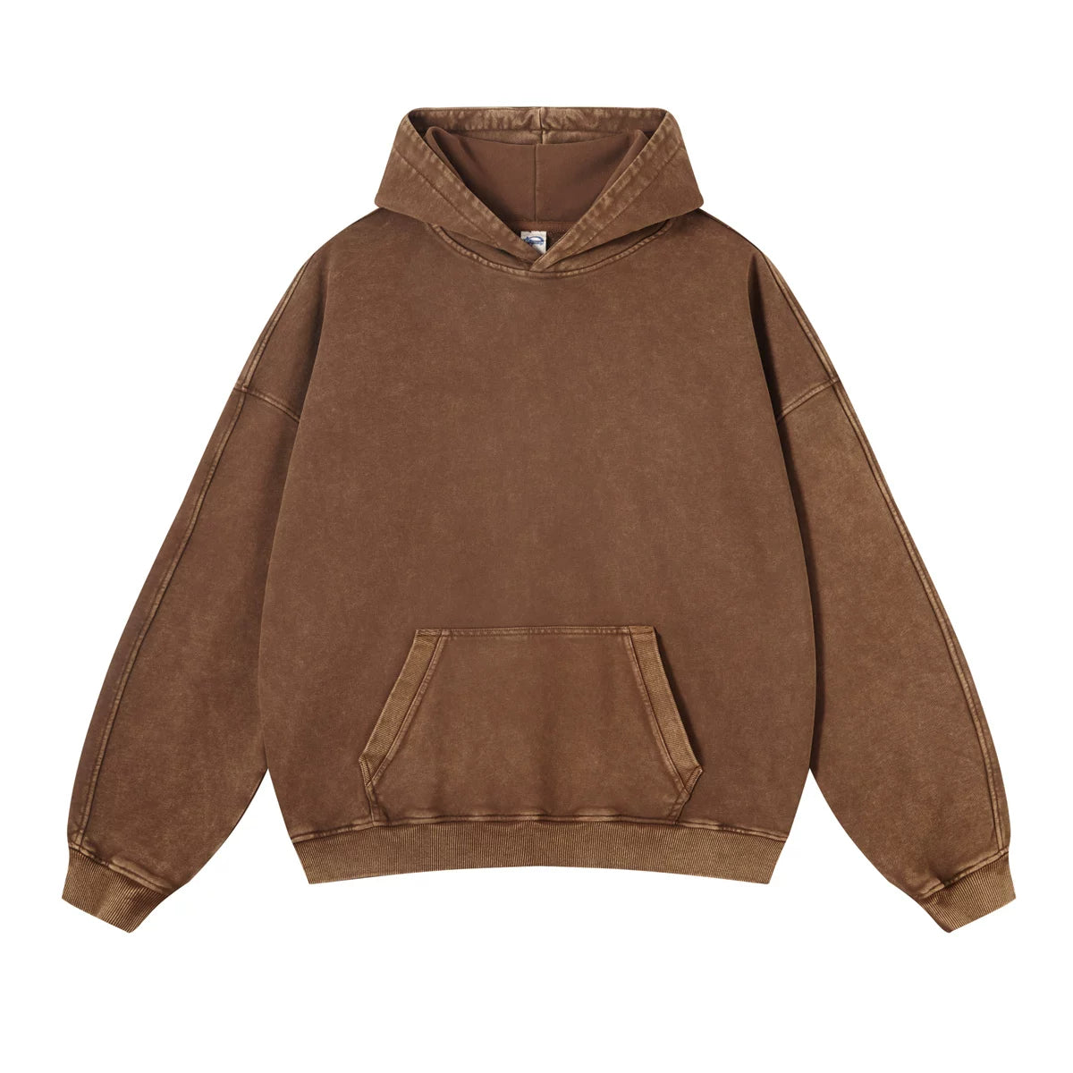 Kanye Heavyweight Vintage Washed Hoodie – Brown