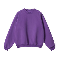 Kanye Heavyweight Vintage Washed Crewneck Sweatshirt – Purple