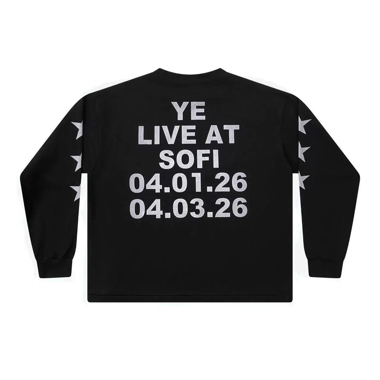 Kanye West x CPFM Long-Sleeve Graphic Tee – Black (SOFI Live)