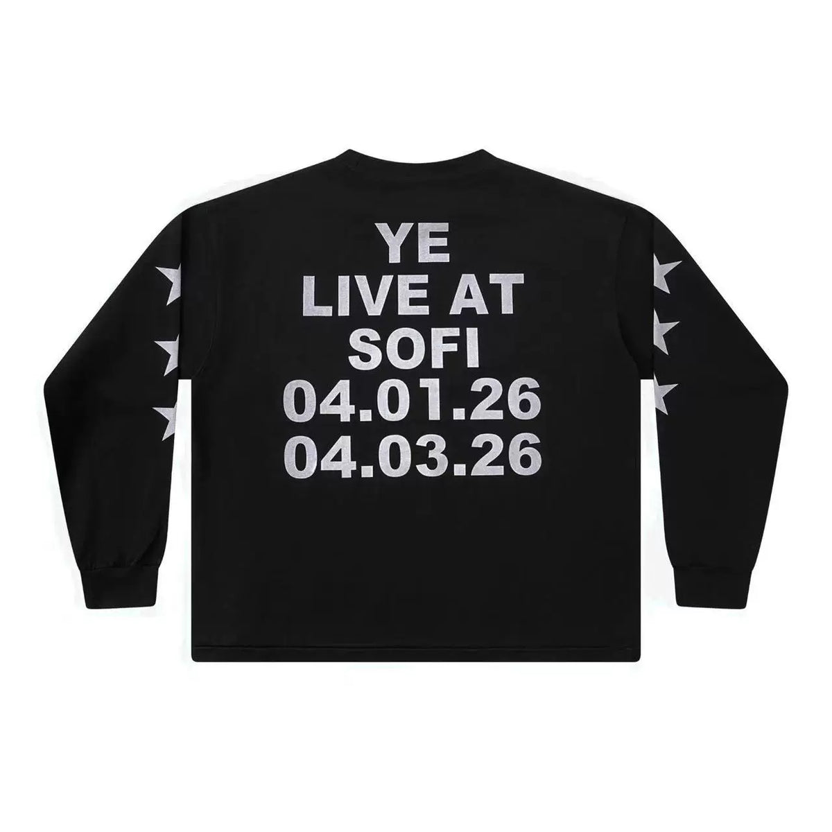 Kanye West x CPFM Long-Sleeve Graphic Tee – Black (SOFI Live)