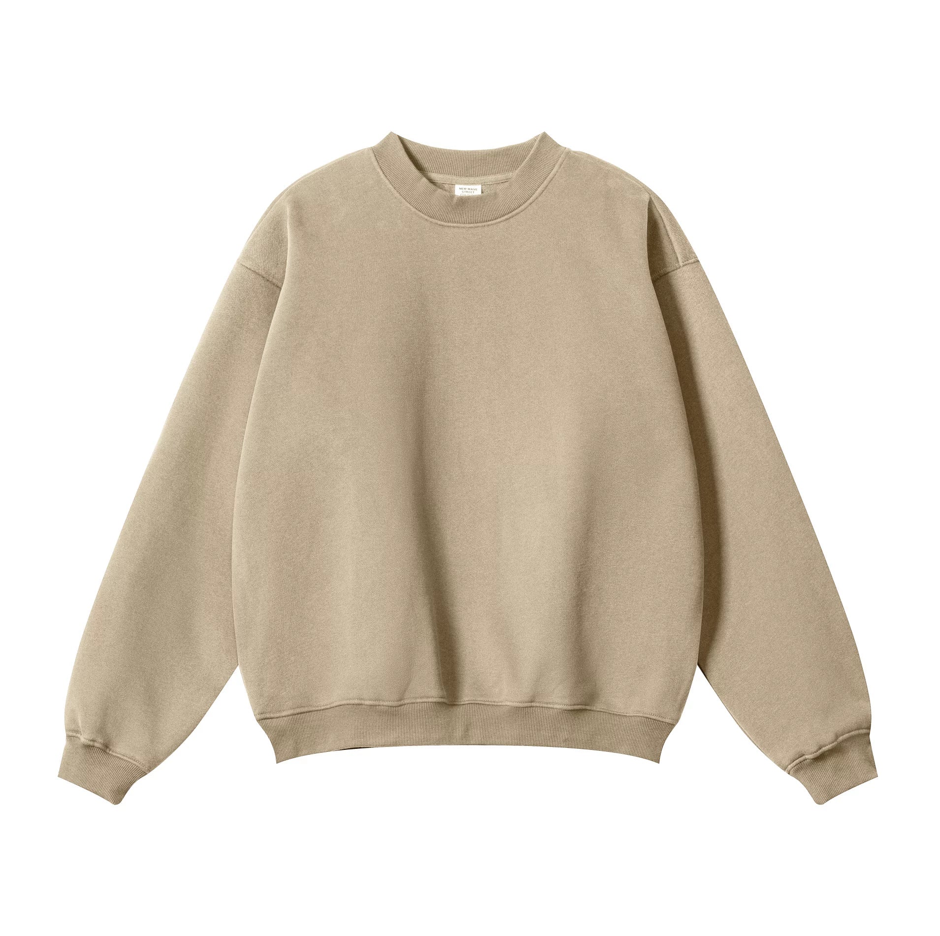 Kanye Heavyweight Vintage Washed Crewneck Sweatshirt – Khaki