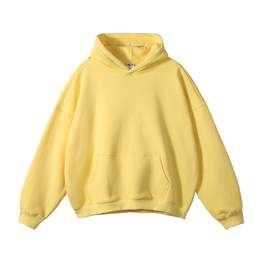 Kanye West Minimalist Heavyweight Fleece Hoodie – Butter Yellow