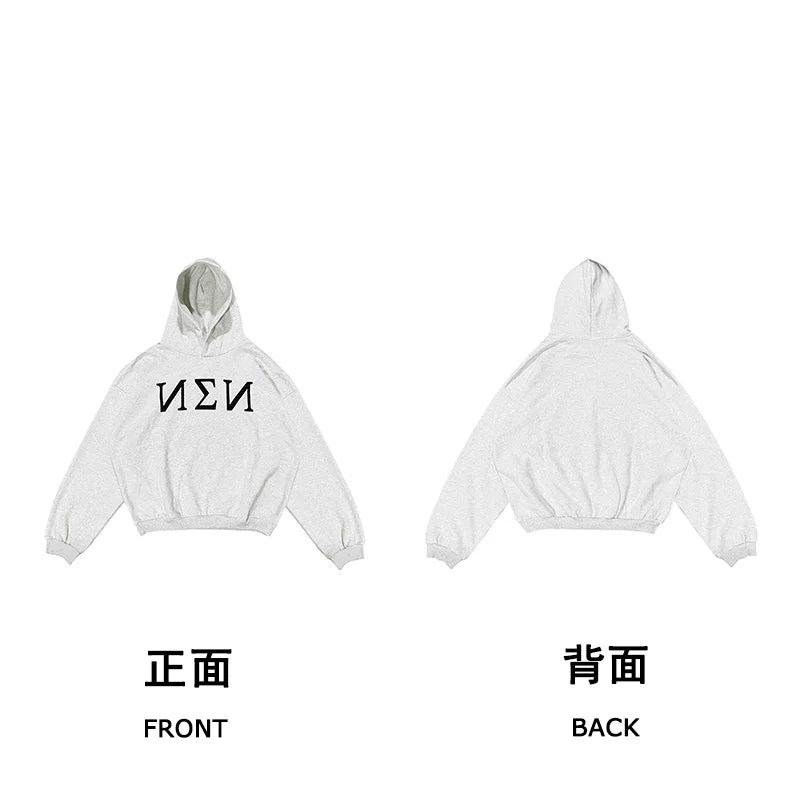 Kanye West Heavyweight Fleece Hoodie – White / Cyrillic Logo