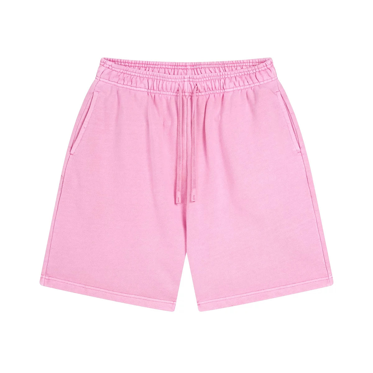 Kanye Heavyweight Vintage Washed Streetwear Shorts – Vintage Pink