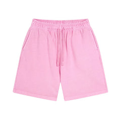 Kanye Heavyweight Vintage Washed Streetwear Shorts – Vintage Pink