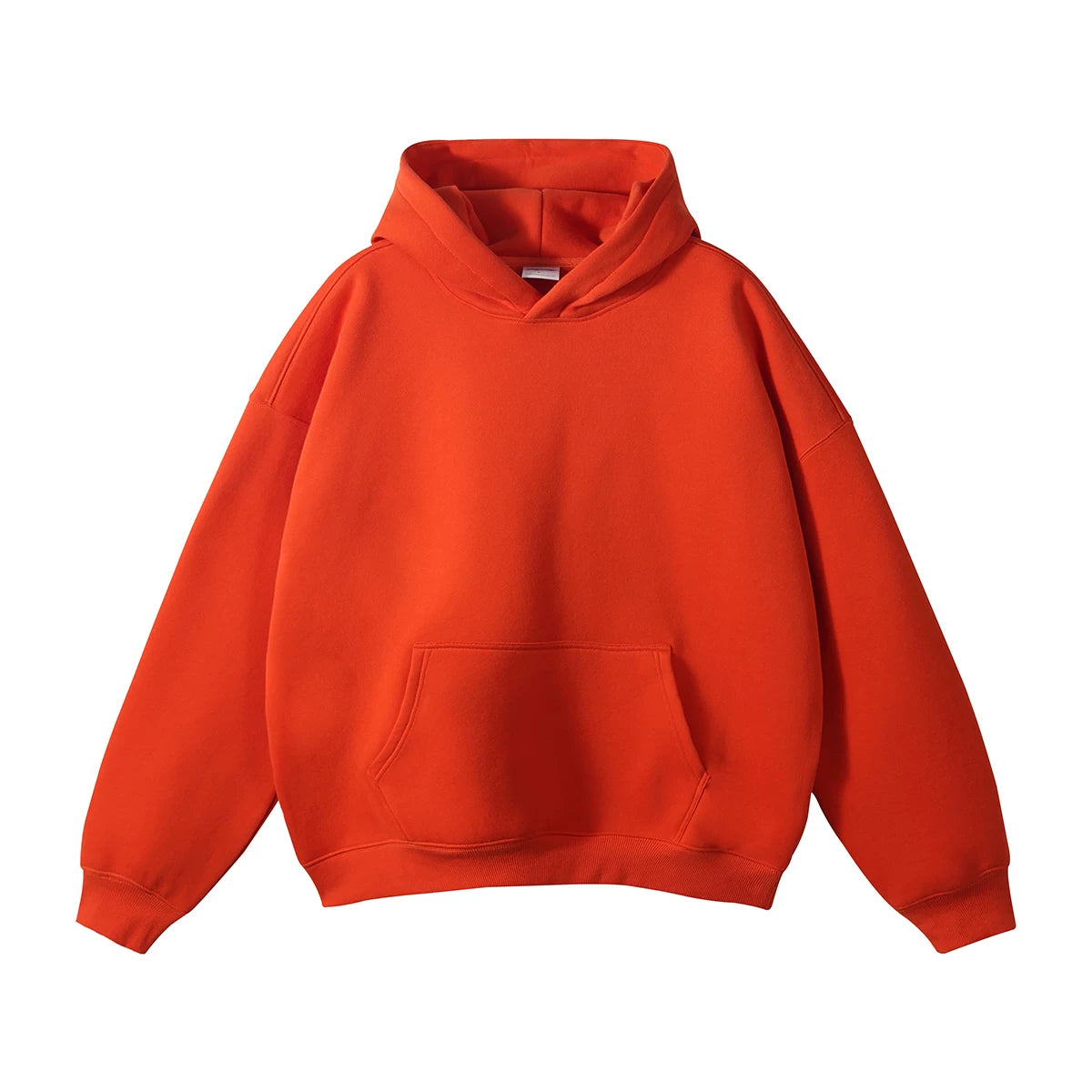 Kanye West Minimalist Heavyweight Fleece Hoodie – Bright Orange