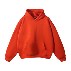 Kanye West Minimalist Heavyweight Fleece Hoodie – Bright Orange