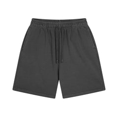 Kanye Heavyweight Vintage Washed Streetwear Shorts – Vintage Deep Black / Onyx