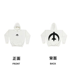 Kanye West Vultures Heavyweight Fleece Hoodie – Off-White / Bird Logo