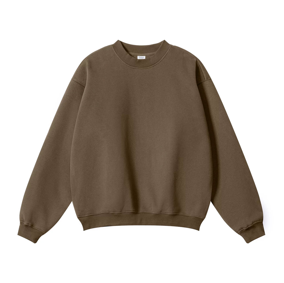 Kanye Heavyweight Vintage Washed Crewneck Sweatshirt – Brown