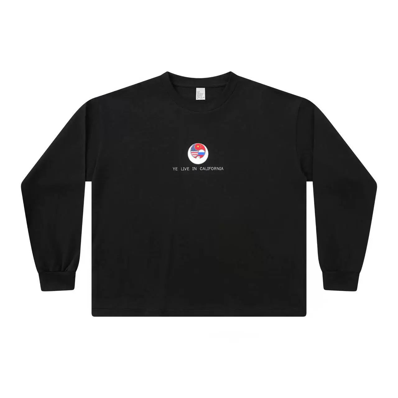 Kanye West x CPFM Long-Sleeve Graphic Tee – Black (Live in California)