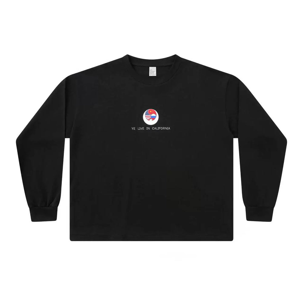 Kanye West x CPFM Long-Sleeve Graphic Tee – Black (Live in California)