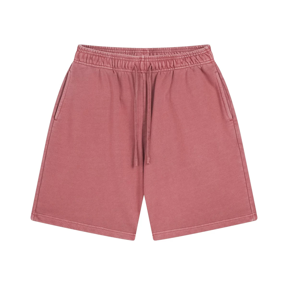 Kanye Heavyweight Vintage Washed Streetwear Shorts – Vintage Dusty Rose / Mauve